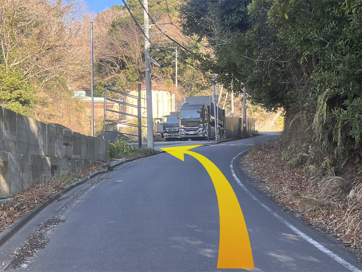 伊東方面からお越しの方