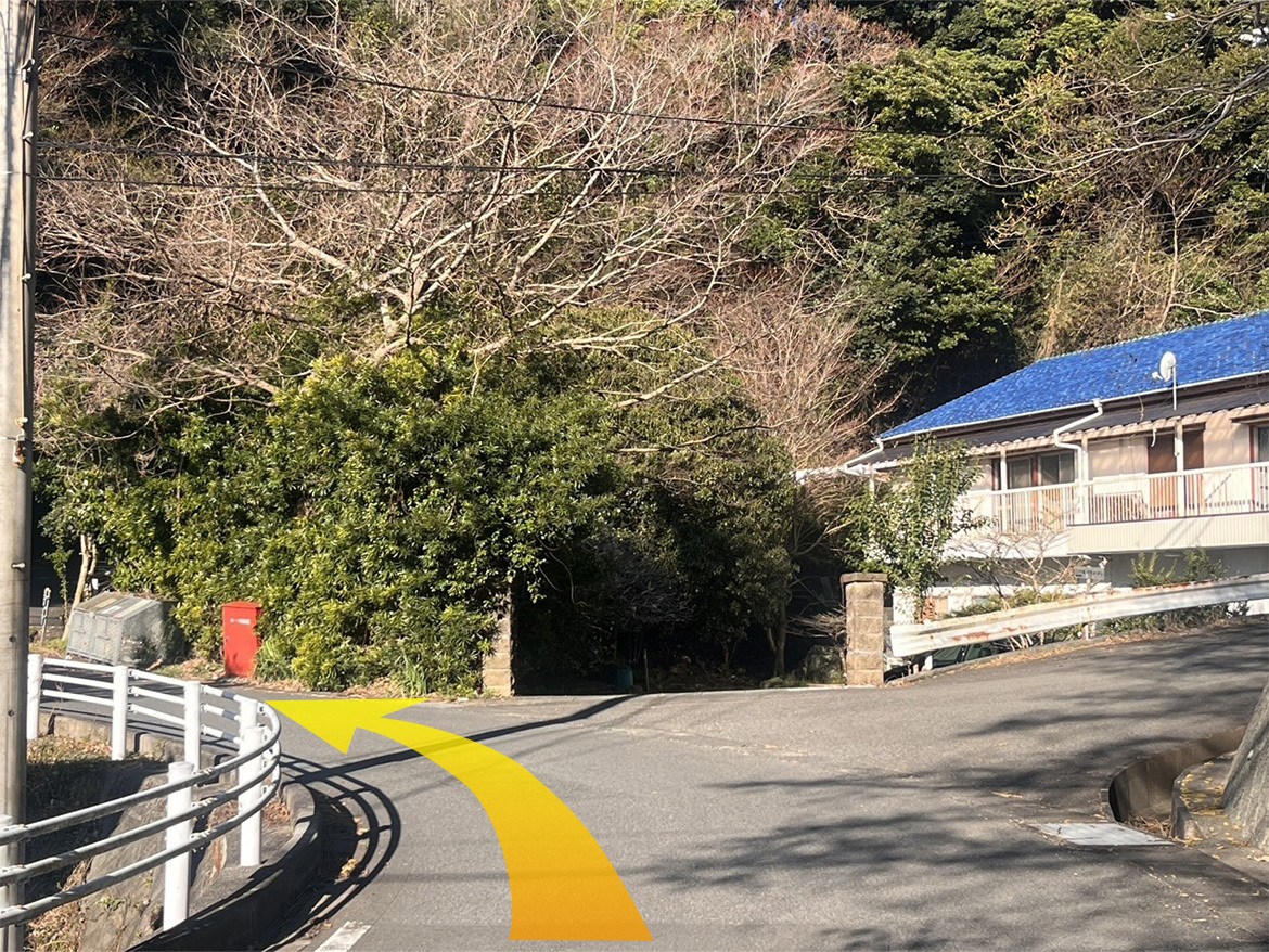 伊東方面からお越しの方