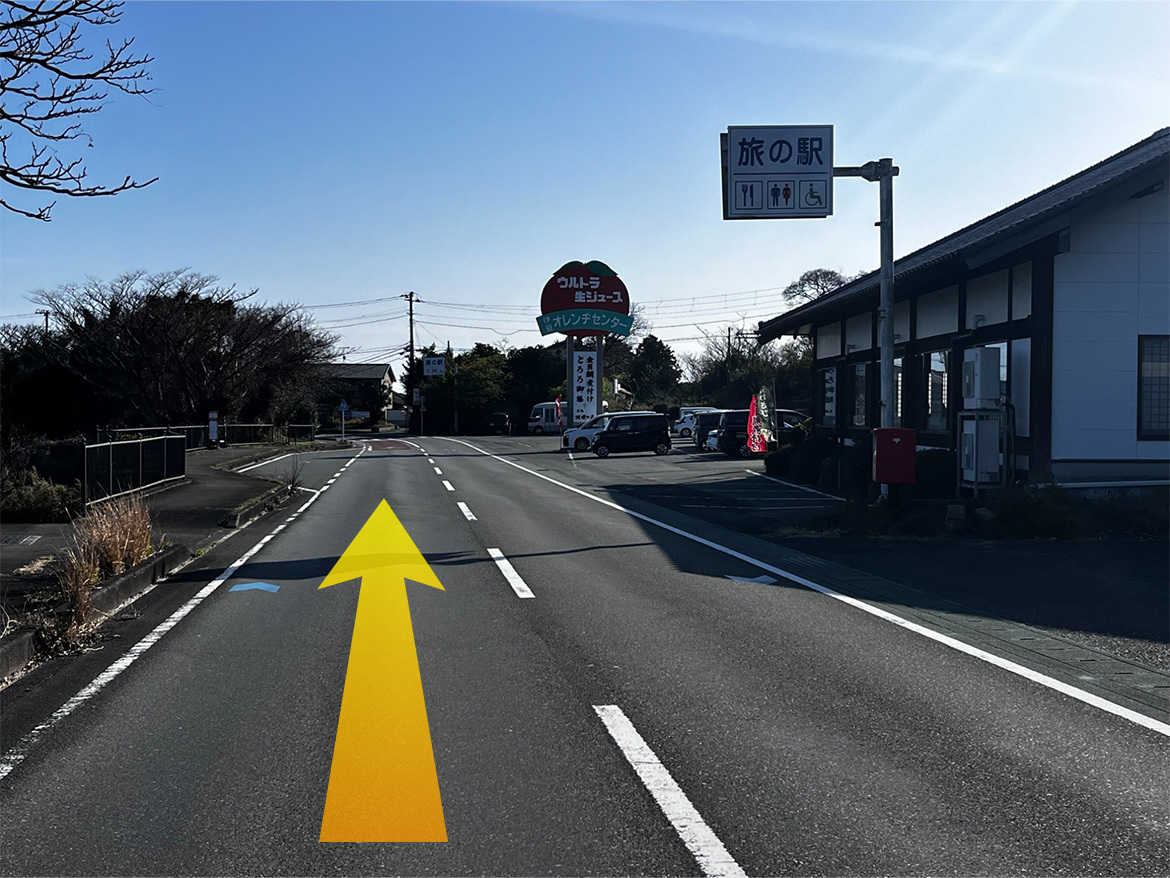 伊東方面からお越しの方